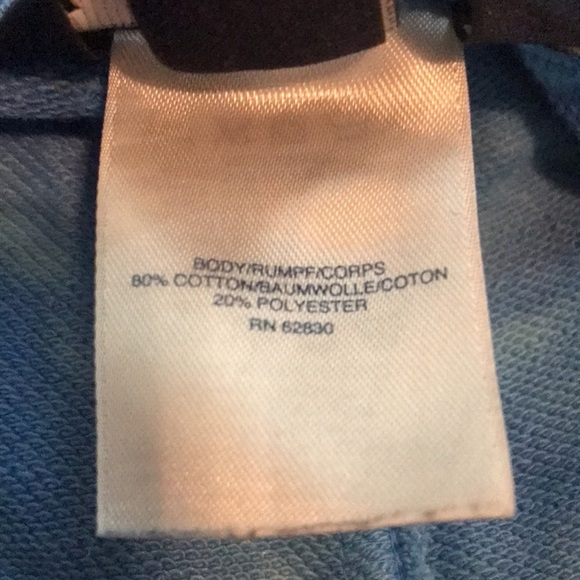 Lands end boys floral tie-dye print  drawstring waist short size 14H-16H - Picture 5 of 6